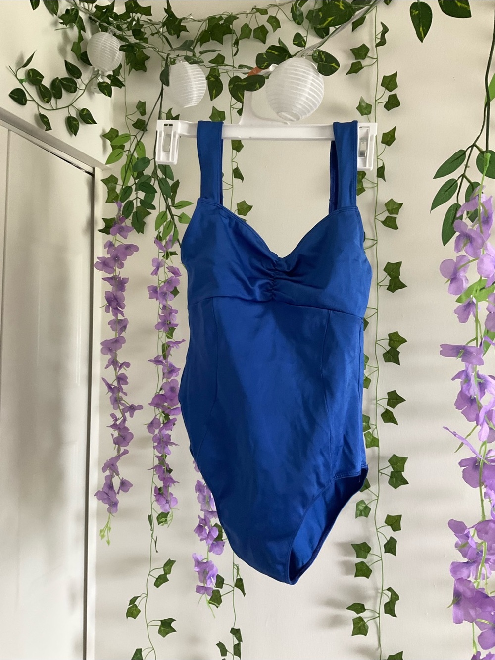 Classic Girls' One-Piece Swimsuit in Royal Blue